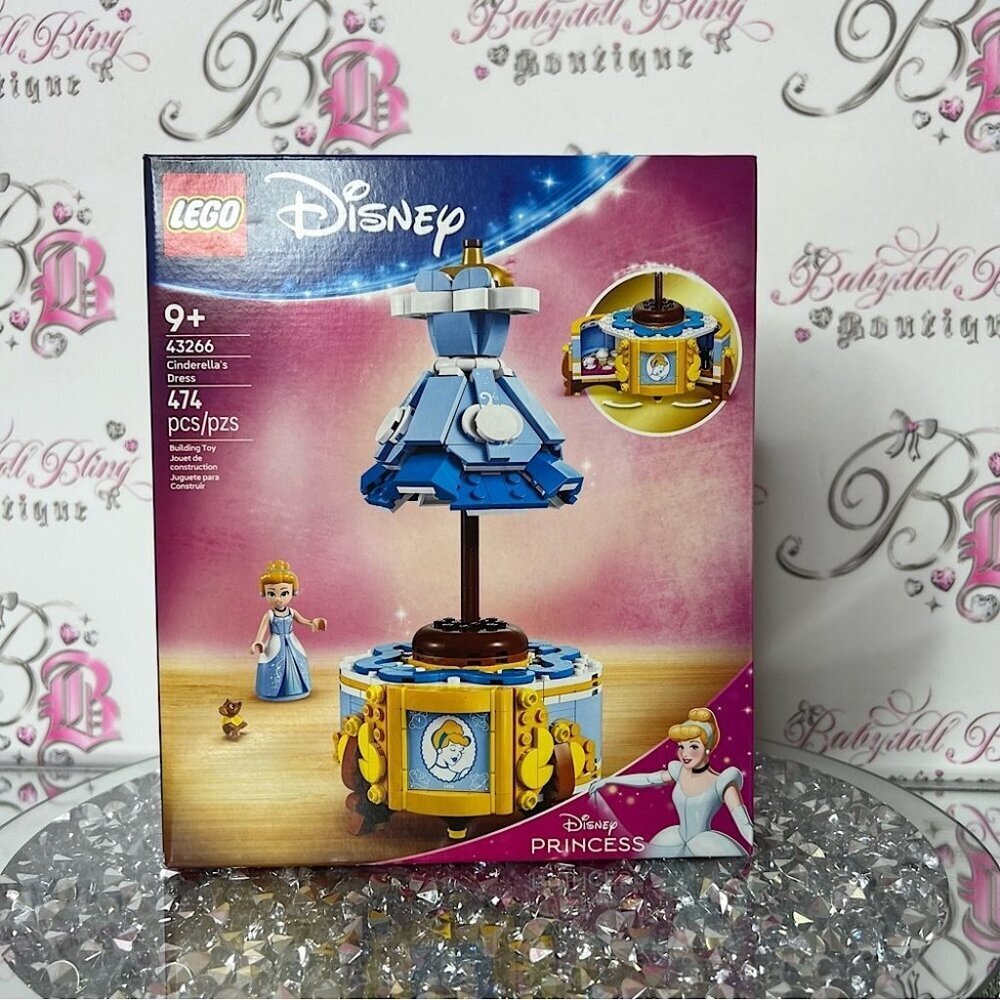 LEGO Disney Cinderella's Dress Kids Toy - Blue and Yellow build Disney